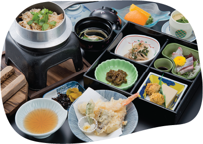 お部屋付き日帰り温泉のお料理 憩湯プラン
